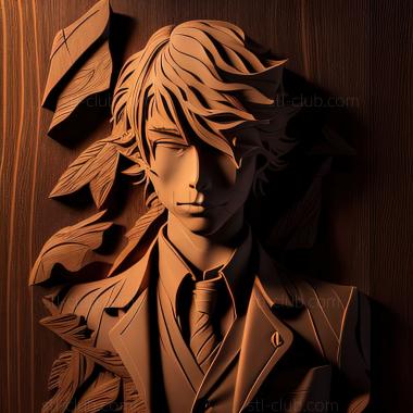 3D model Shunsuke Takeuchi from Bungo Stray Dogs (STL)